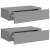 Dulap de perete cu sertar, 2 buc., gri, 40x23,5x10 cm, MDF GartenMobel Dekor