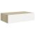 Dulapuri de perete cu sertar 2 buc stejar/alb 40x23,5x10 cm MDF GartenMobel Dekor