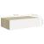 Dulapuri de perete cu sertar 2 buc stejar/alb 40x23,5x10 cm MDF GartenMobel Dekor