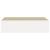 Dulapuri de perete cu sertar 2 buc stejar/alb 40x23,5x10 cm MDF GartenMobel Dekor