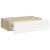 Dulapuri de perete cu sertar 2 buc stejar/alb 40x23,5x10 cm MDF GartenMobel Dekor
