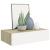 Dulapuri de perete cu sertar 2 buc stejar/alb 40x23,5x10 cm MDF GartenMobel Dekor