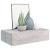 Dulap de perete cu sertare, gri beton, 40x23,5x10 cm, MDF GartenMobel Dekor