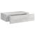 Dulap de perete cu sertare, gri beton, 40x23,5x10 cm, MDF GartenMobel Dekor