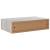 Dulap de perete cu sertare, gri beton, 40x23,5x10 cm, MDF GartenMobel Dekor