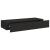 Dulap de perete cu sertar, negru, 60x23,5x10 cm, MDF GartenMobel Dekor