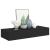 Dulap de perete cu sertar, negru, 60x23,5x10 cm, MDF GartenMobel Dekor