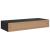 Dulap de perete cu sertar, negru, 60x23,5x10 cm, MDF GartenMobel Dekor