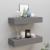 Dulapuri de perete cu sertare, 2 buc. gri, 60x23,5x10 cm, MDF GartenMobel Dekor