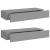 Dulapuri de perete cu sertare, 2 buc. gri, 60x23,5x10 cm, MDF GartenMobel Dekor