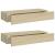 Dulapuri de perete cu sertare 2 buc. stejar 60x23,5x10 cm MDF GartenMobel Dekor