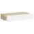 Dulapuri de perete cu sertar 2 buc stejar/alb 60x23,5x10 cm MDF GartenMobel Dekor