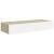 Dulapuri de perete cu sertar 2 buc stejar/alb 60x23,5x10 cm MDF GartenMobel Dekor