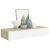 Dulapuri de perete cu sertar 2 buc stejar/alb 60x23,5x10 cm MDF GartenMobel Dekor