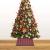 Fustă brad de Crăciun, roșu și negru, 48x48x25 cm GartenMobel Dekor