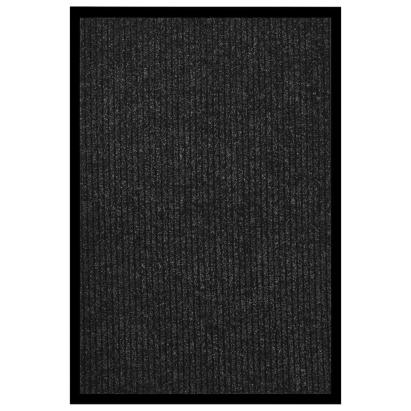 Covoraș de ușă, antracit cu dungi, 80x120 cm GartenMobel Dekor