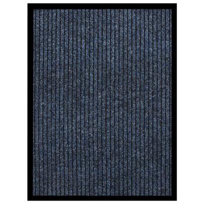 Covoraș de ușă, albastru cu dungi, 60x80 cm GartenMobel Dekor