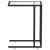 Masă laterală de calculator, transparent, 50x35x65 cm, sticlă GartenMobel Dekor