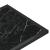 Masă laterală de calculator negru marmură 50x35x65 cm sticlă GartenMobel Dekor