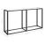 Masă consolă, transparent, 140x35x75,5 cm, sticlă securizată GartenMobel Dekor
