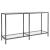 Masă consolă, transparent, 140x35x75,5 cm, sticlă securizată GartenMobel Dekor