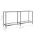 Masă consolă, transparent, 160x35x75,5 cm, sticlă securizată GartenMobel Dekor