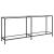 Masă consolă, transparent, 180x35x75,5 cm, sticlă securizată GartenMobel Dekor