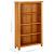 Bibliotecă cu 4 rafturi, 70x22x110 cm, lemn masiv de stejar GartenMobel Dekor
