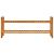 Pantofar cu 2 rafturi, 100x27x40 cm, lemn masiv de stejar GartenMobel Dekor