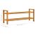 Pantofar cu 2 rafturi, 100x27x40 cm, lemn masiv de stejar GartenMobel Dekor