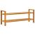 Pantofar cu 2 rafturi, 100x27x40 cm, lemn masiv de stejar GartenMobel Dekor