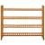 Pantofar cu 4 rafturi, 100x27x80 cm, lemn masiv de stejar GartenMobel Dekor