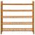Pantofar cu 5 rafturi, 100x27x100 cm, lemn masiv de stejar GartenMobel Dekor