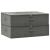 Cutii de depozitare 2 buc. antracit 70x40x18 cm material textil GartenMobel Dekor
