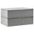 Cutii de depozitare 2 buc. gri 70x40x18 cm material textil GartenMobel Dekor
