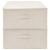 Cutii de depozitare 2 buc. crem 70x40x18 cm material textil GartenMobel Dekor