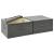 Cutii de depozitare 2 buc. antracit 43x34x23 cm material textil GartenMobel Dekor