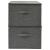Cutii de depozitare 2 buc. antracit 43x34x23 cm material textil GartenMobel Dekor