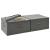 Cutii de depozitare 2 buc. antracit 43x34x23 cm material textil GartenMobel Dekor