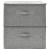 Cutii de depozitare 2 buc. gri 43x34x23 cm material textil GartenMobel Dekor