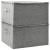 Cutii de depozitare 2 buc. gri 43x34x23 cm material textil GartenMobel Dekor