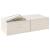 Cutii de depozitare 2 buc. crem 43x34x23 cm material textil GartenMobel Dekor