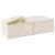 Cutii de depozitare 2 buc. crem 43x34x23 cm material textil GartenMobel Dekor