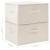 Cutii de depozitare 2 buc. crem 43x34x23 cm material textil GartenMobel Dekor