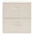 Cutii de depozitare 2 buc. crem 43x34x23 cm material textil GartenMobel Dekor
