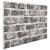Panouri de perete 3D, model cărămidă, gri închis, 10 buc., EPS GartenMobel Dekor