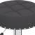 Scaune de bar, 2 buc., negru, material textil GartenMobel Dekor