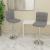 Scaune de bar, 2 buc., gri deschis, material textil GartenMobel Dekor