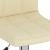 Scaune de bar, 2 buc., crem, material textil GartenMobel Dekor