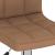Scaune de bar, 2 buc., maro, material textil GartenMobel Dekor